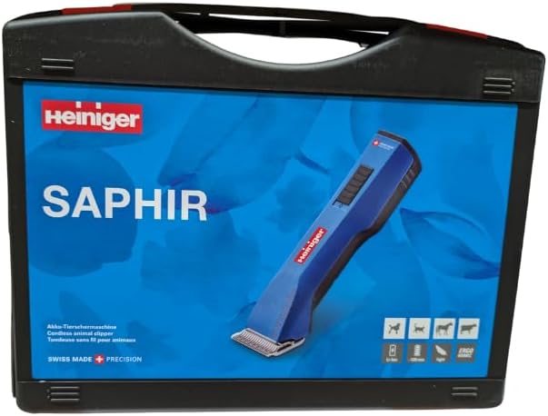 Tondeuse HEINIGER Saphir Bleue sans Fil