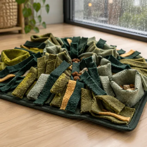 Tapis de fouille et jeux d'odorat : occuper un chien d'appartement les jours de pluie