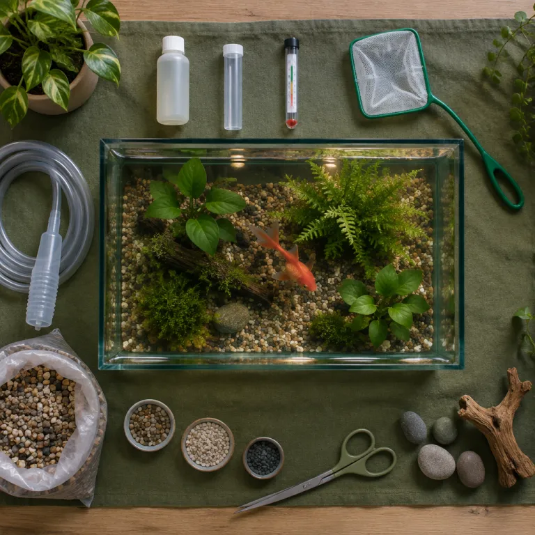 Créer un aquarium pour poisson rouge : un espace de vie sain et élégant à la maison