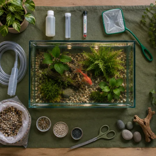 Créer un aquarium pour poisson rouge : un espace de vie sain et élégant à la maison