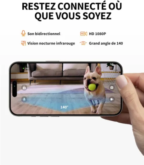 PETKIT Distributeur Croquettes Chat Automatique avec Caméra, WiFi 2.4 GHz, Vision Nocturne, Bol Inoxydable, Programmable Via Application, Jusqu'à 5 Repas par Jour 3L avec caméra