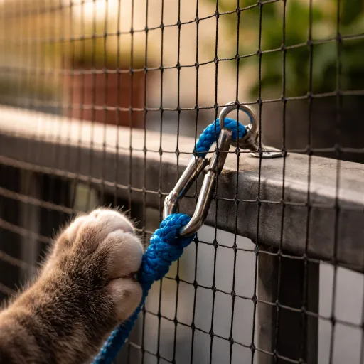 Sécuriser son balcon pour chat avec un filet discret et résistant
