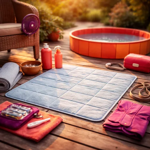Tapis rafraîchissant pour chien en période de canicule : le guide complet pour un été serein