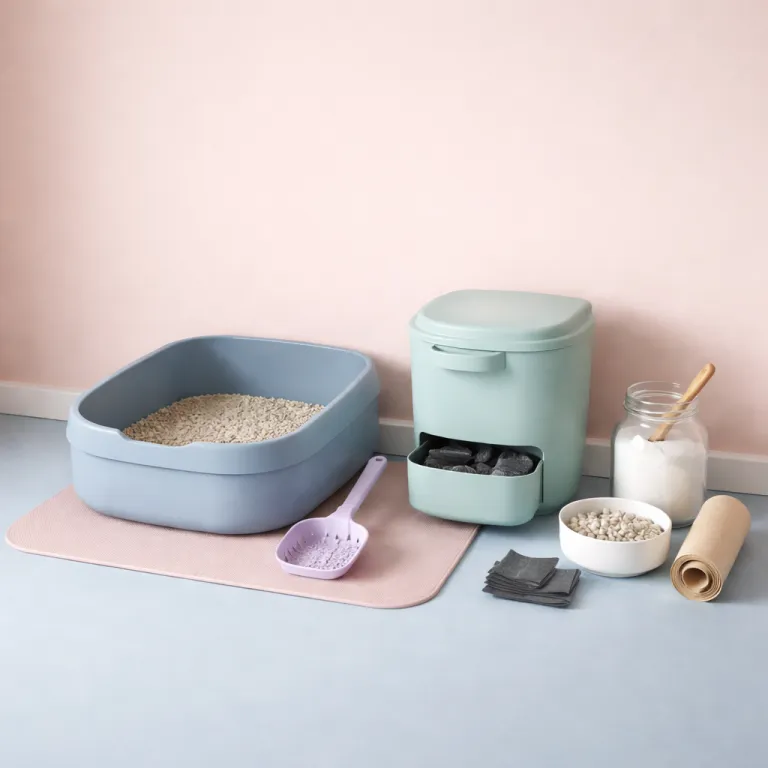 Litière pour chat sans odeur : composer la solution qui marche dans 8 m²