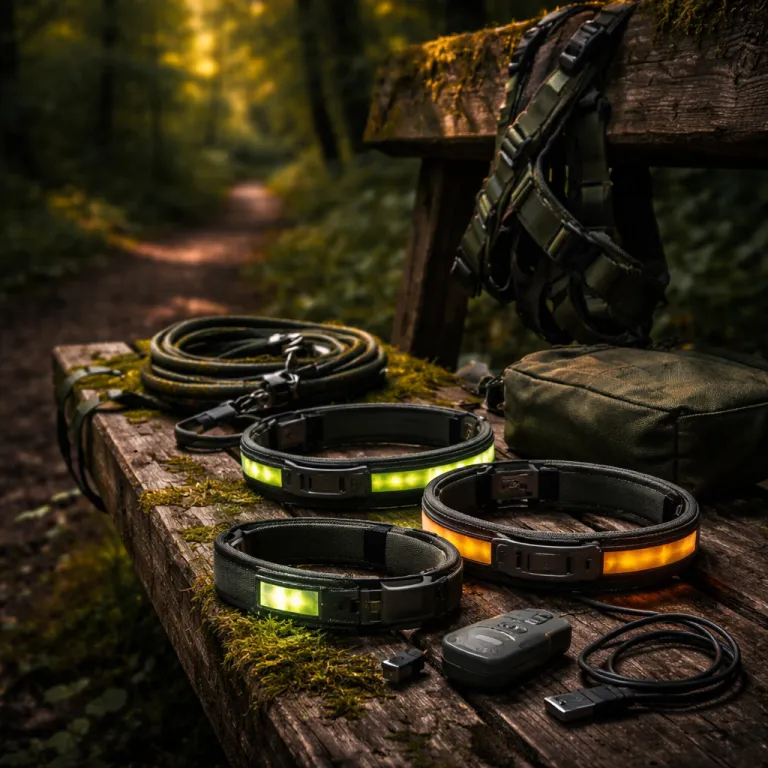 Sécurité en promenade nocturne : bien choisir un collier lumineux pour son chien
