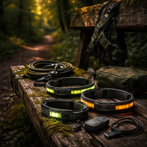 Sécurité en promenade nocturne : bien choisir un collier lumineux pour son chien
