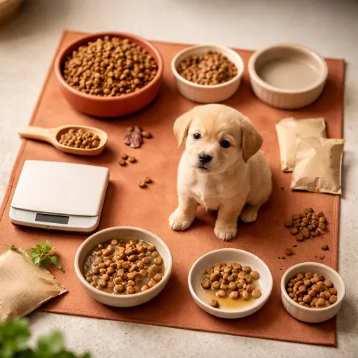 Alimentation du chiot : protéines, transition et erreurs des 6 premiers mois