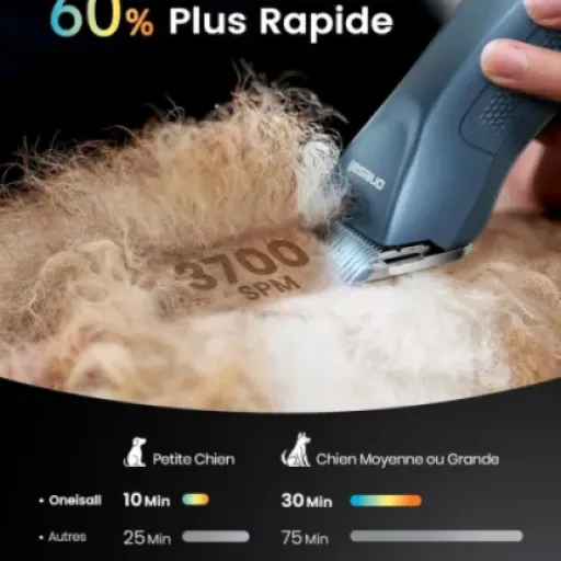 Test oneisall Tondeuse Professionnelle pour Chiens : enfin une tondeuse qui tient la route sur les poils épais