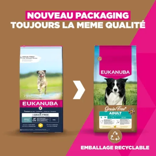 Test Eukanuba Croquettes Premium sans Céréales Grande Race : ça fait le job pour les chiens sensibles
