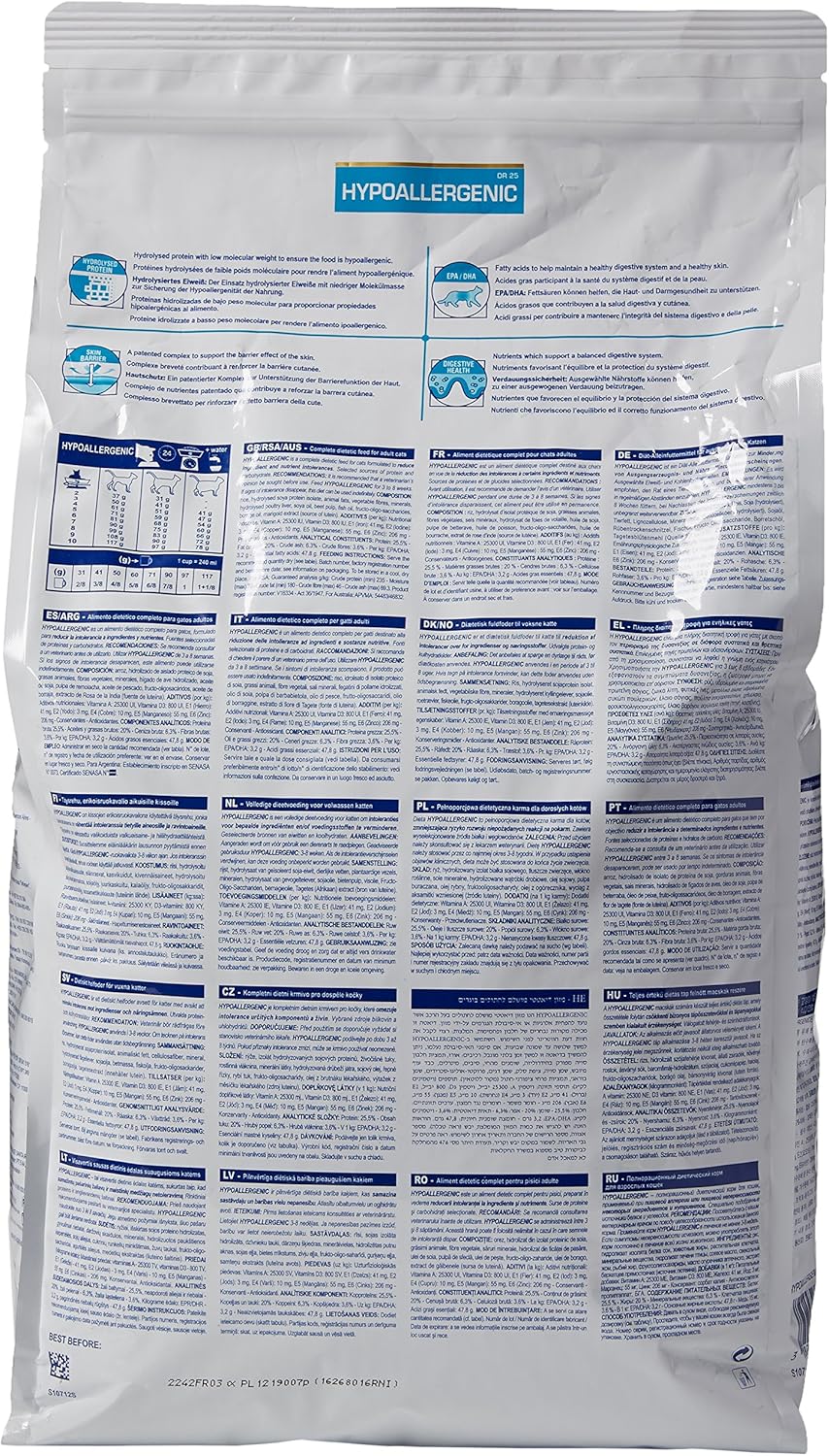 Royal Canin Hypoallergenic DR25 Feline 4.5 kg 4.5 kg (Lot de 1)