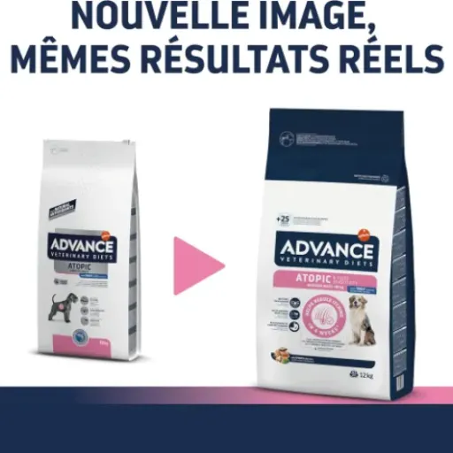 Test Advance Veterinary Diets Atopic Medium & Maxi : des croquettes spécialisées qui calment (un peu) la peau