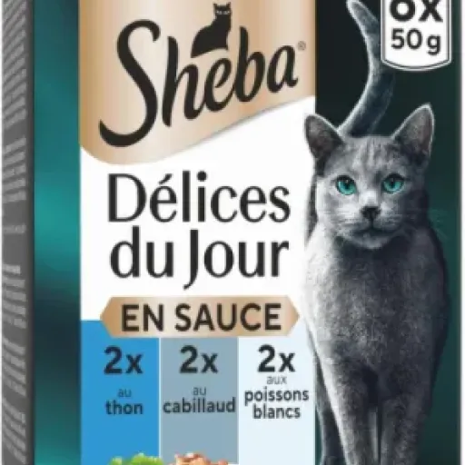 Test Sheba Délices du Jour Poissons en Sauce : les sachets qui font (trop) plaisir au chat… et moins au porte-monnaie