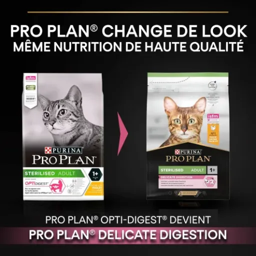 Test Purina Pro Plan Delicate Digestion Sterilised : les croquettes « faciles à vivre » pour chats au bide fragile