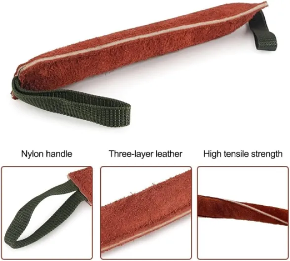DONGKER Jouet à tirer pour chien de 40 cm avec poignées solides pour chiens de petite, moyenne et grande taille, pour dressage, jeu, tir à la corde 40cm
