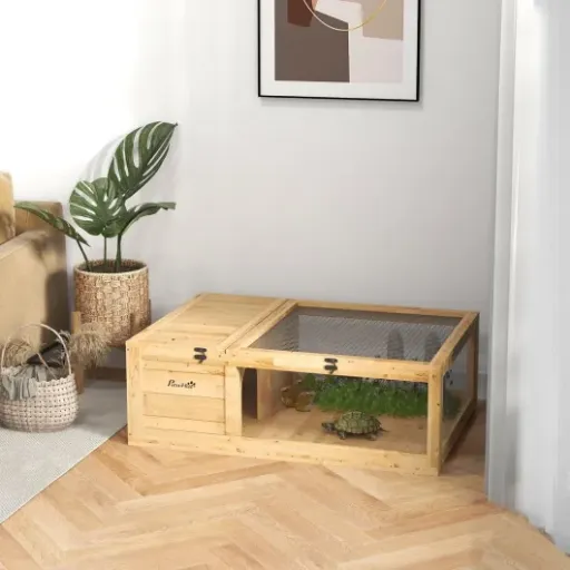 Test PawHut Maison pour Tortues de Terre : une petite cabane pratique, mais pas faite pour tout le monde