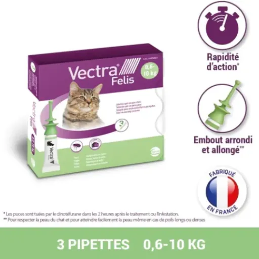 Test Vectra Felis Spot-on : un anti-puces qui fait le job sans trop prendre la tête
