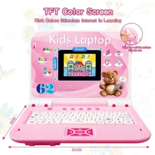 Test Ordinateur Enfant Portable Anglais happiegg : un petit laptop pour initier les kids sans se ruiner