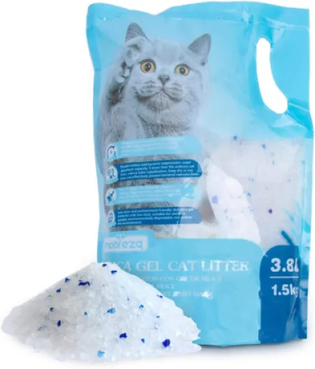 Litière pour Chats Silice Gel 30.4L - Litière pour Chat Haut de Gamme avec Contrôle Supérieur des Odeurs et Absorption Efficace des Liquides