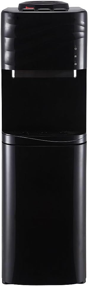 Vente-unique - Fontaine à Eau bonbonne - Eau Froide/Chaude - 11 /18L - Noir - FORTEX