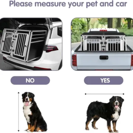 Test EUGAD Caisse Transport Chien double : la grosse box alu qui fait le job sans trop ruiner