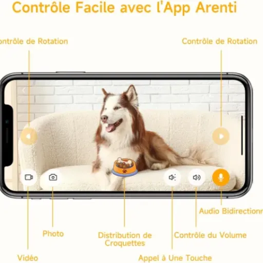 Test ARENTI PETCAM1T : le distributeur de croquettes qui sert aussi de babyphone pour chat