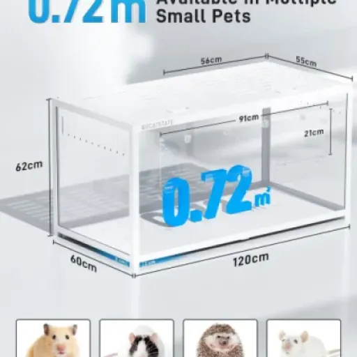 Test BUCATSTATE Cage pour Hamster 3.0 : grande cage bien pensée mais pas donnée