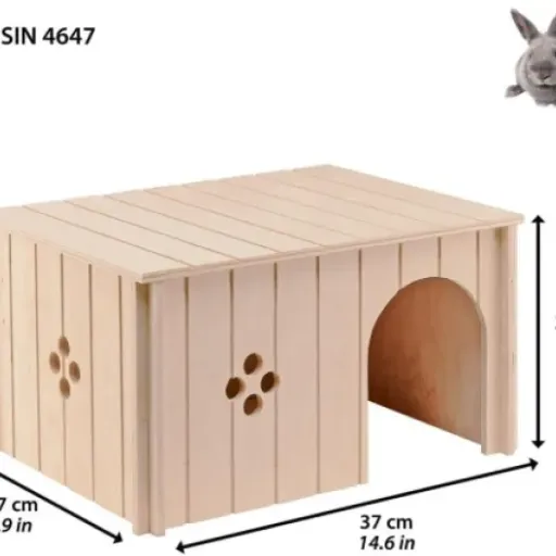 Test Ferplast Maison en Bois Sin 4647 XL : une cabane simple qui fait le job pour lapins et cochons d’Inde