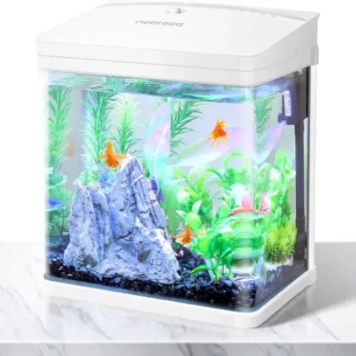 Test Nobleza Aquarium 7L : joli petit bac d’appoint, mais à manier avec prudence