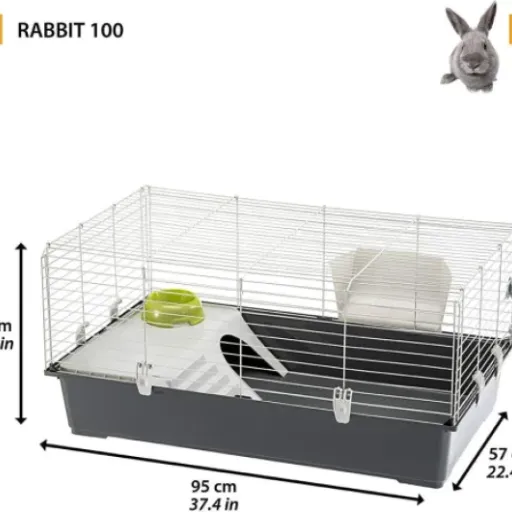 Test Ferplast Lapin 100 : la cage basique qui fait le job pour un petit lapin ou cochon d’Inde