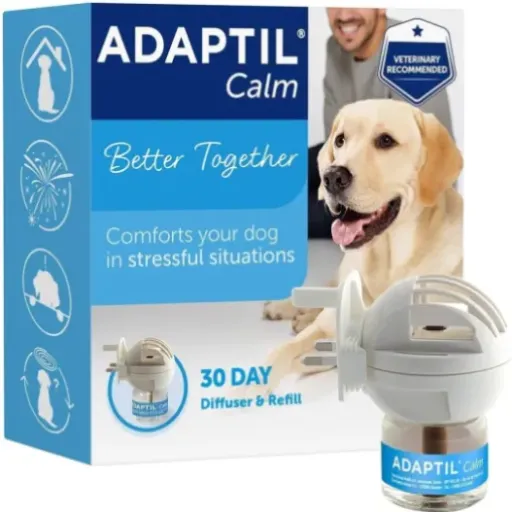 Test ADAPTIL Diffuseur apaisant / Recharge 48 ml : utile pour certains chiens, gadget pour d’autres