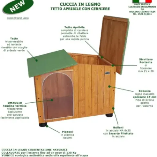 Test ORIGINAL LEGNO Oasi Taille D : une niche en bois sérieuse mais à surveiller dans le temps