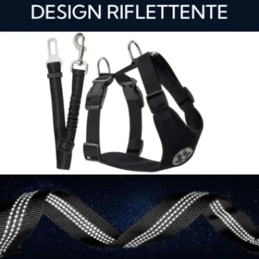 Test harnais voiture CUEMOON taille M : pratique pour la voiture, mais pas pour tous les chiens