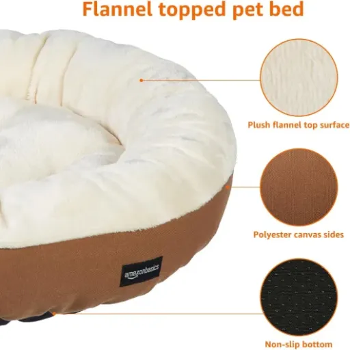 Test Amazon Basics Panier Rond : le couchage pas cher que mes chats squattent non-stop
