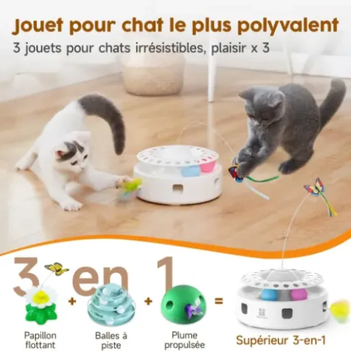 Test Potaroma Jouet Interactif Automatique 3-en-1 : le gadget qui occupe (vraiment) les chats d’intérieur