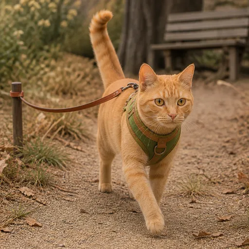 Harnais pour chat : offrir liberté et sécurité à votre félin en promenade