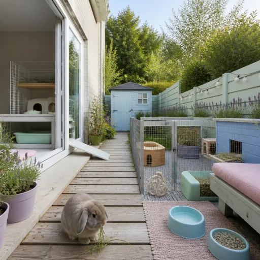 Bien choisir une cage pour lapin : de la maison au grand enclos sécurisé