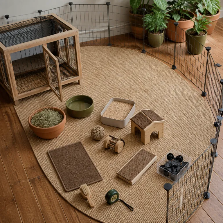 Bien choisir une cage à lapin et un enclos intérieur pour un confort sécurisé à la maison