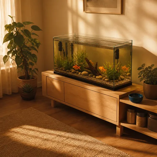 Aquarium pour poisson rouge : créer un espace de vie sain et élégant à la maison
